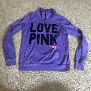 Victoria's Secret PINK purple fleece size small or medium dm for measurements